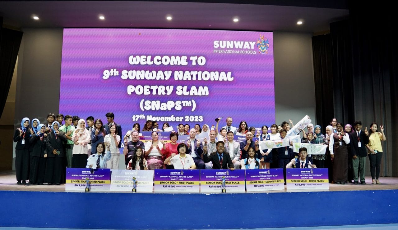 Winners of Sunway National Poetry Siam