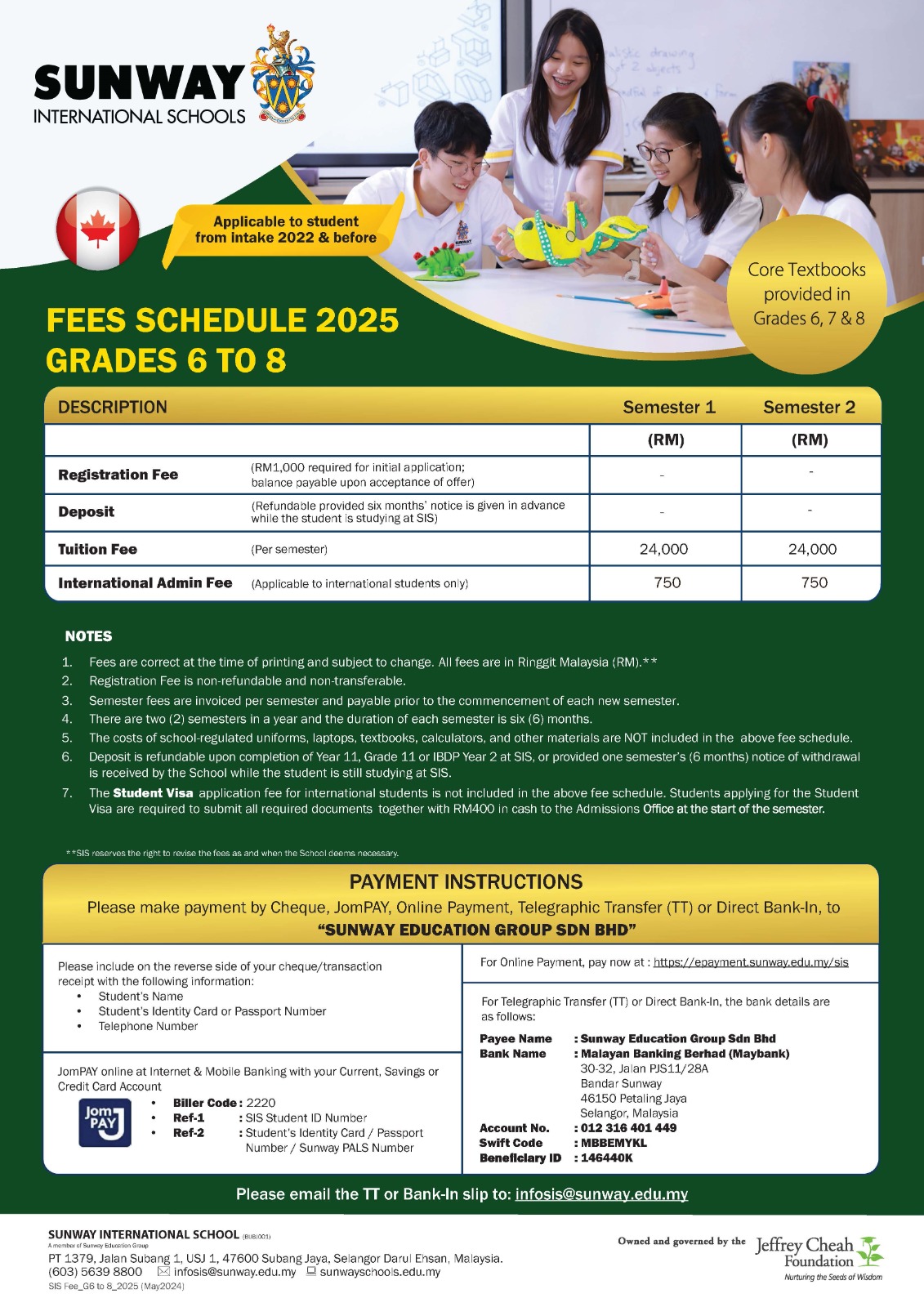 Canadian (Ontario) Grades 6 – 8