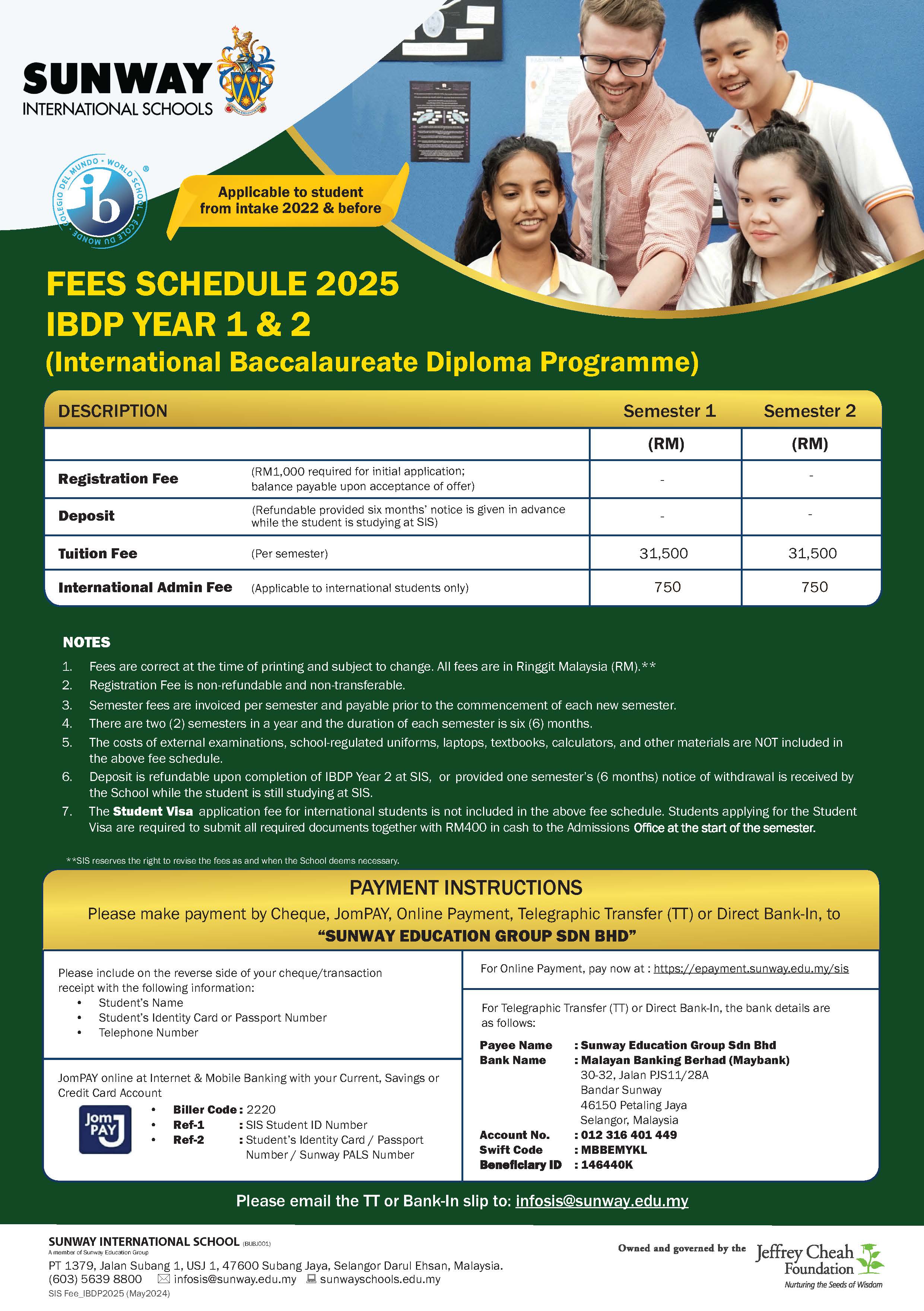IBDP Year 1 & 2 