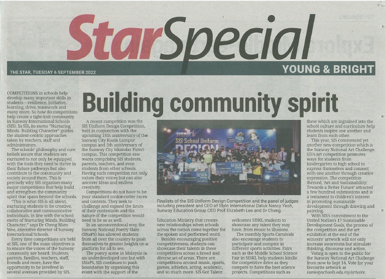 Building Community Spirit - The Star (6 September 2022)