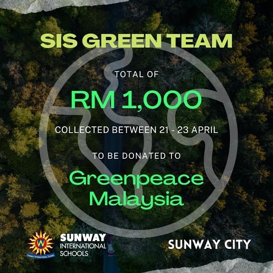 RM1000 for Greenpeace Malaysia