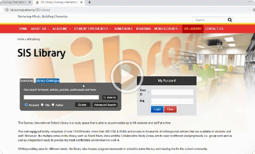 A Guide to the Library Website
