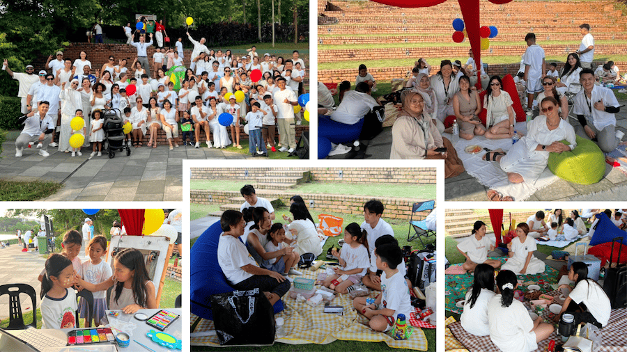 Picnic en Blanc with SIS Iskandar