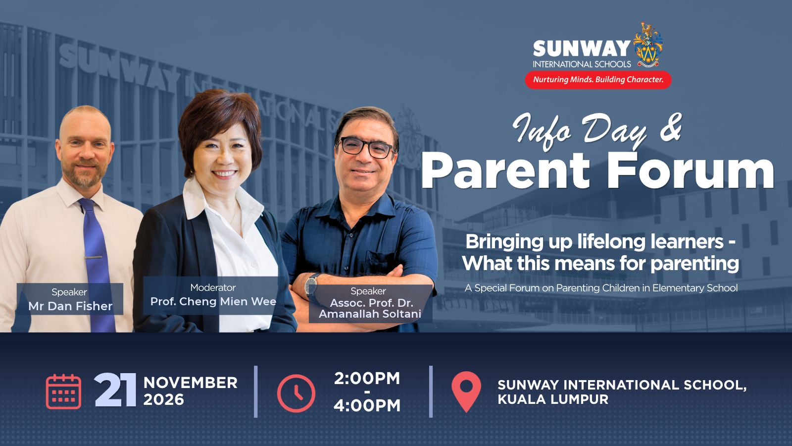 Parent Forum: Bringing Up Lifelong Learners
